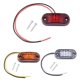 thumbnail image 3 of 1pc 24/12v Led Lado Marcador Intermitente Luces Para Remolque Camiones Piranha Caravana Liquidación De Luz Ámbar Rojo Blanco, 3 of 4