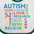 thumbnail image 4 of Inktastic Autism Support Slogan Boys or Girls Baby Bib, 4 of 4