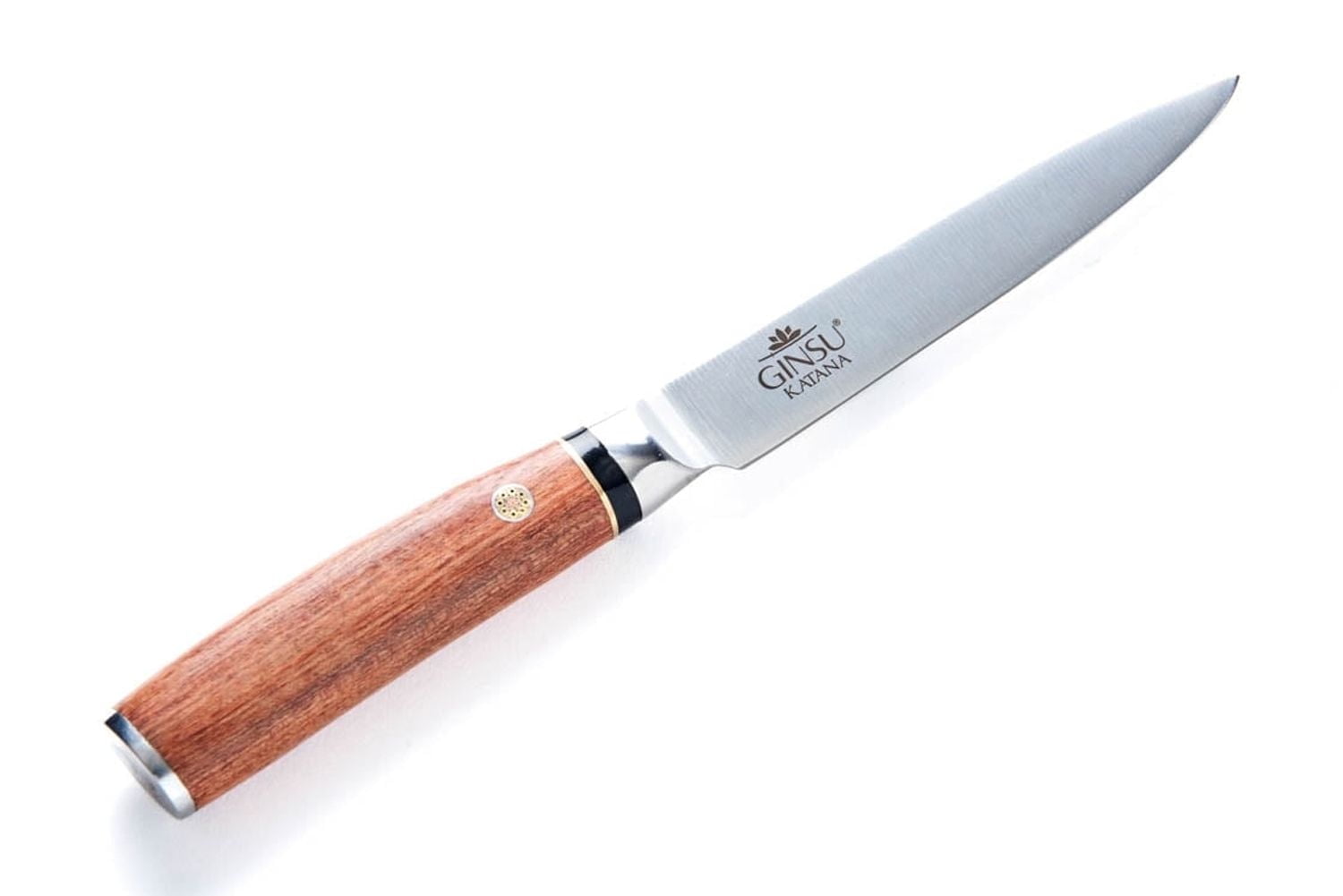 GINSU KATANA Japanese Ultra Sharp Stainless Steel Utility Knife, 5 Inch