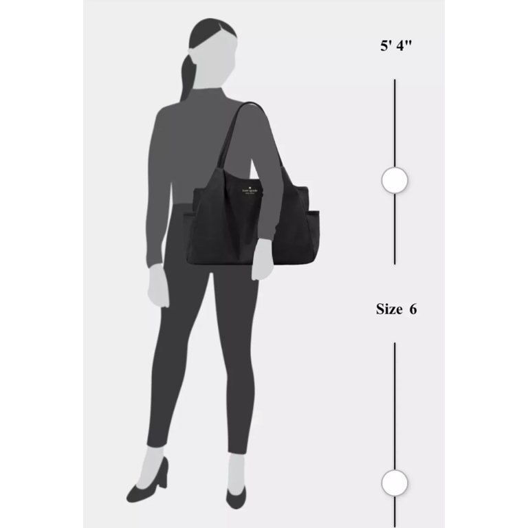 Kate Spade New York Chelsea Baby Diaper Bag Tote, Black