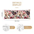 thumbnail image 3 of Fotbe Guitar Skull rock Funda para Almohada Corporal con Diseño, Funda de Microfibra Ultrasuave de 20x54 Pulgadas, Ropa de Cama Elegante, 3 of 7