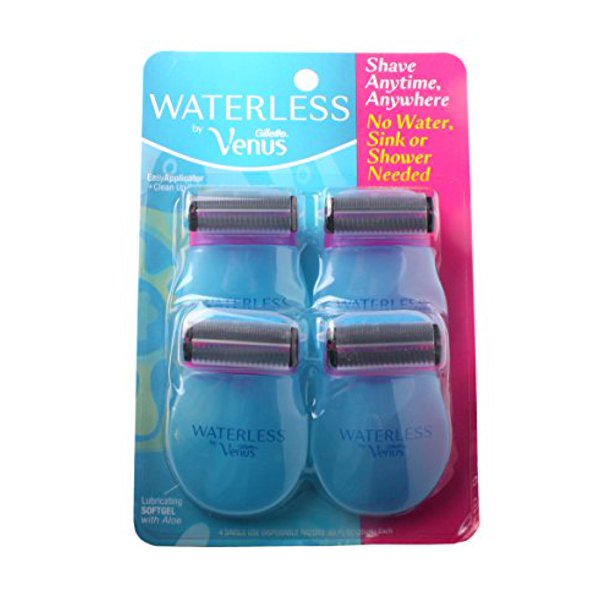 Waterless Razor by Venus Shave Anytime Without Water with Aloe, includes Applicator and