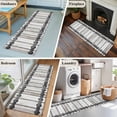 thumbnail image 5 of Farmhouse Rustic 2'x6' Runner Rugs for Hallway Kitchen Bedside Non Slip Washable, Vintage Country Wooden Grain Entryway Rug Runners with Rubber Backing, Long Carpet Runner for Laundry Room, 5 of 8