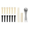 thumbnail image 2 of Guitar Pin Puller Saddle Set, Replacement Guitar Pin Puller Black Yellow Fine Workmanship Professional  For Guitarists, 2 of 8