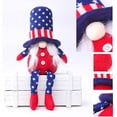 thumbnail image 6 of 2Pcs Patriotic Gnome Veterans Day Plush Gnome Doll - American Veterans Day Gifts, Memorial Day Decorations for Home, President Election Decorations, Faceless Doll Gnomes Couple, 6 of 7