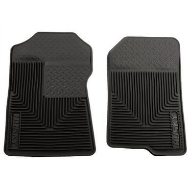 Husky Liners by RealTruck Heavy Duty Floor Mats | Fits 1997-2003 Ford F-150 (2004 Heritage) SuperCab/Standard; 1997-2002 Expedition; 1998-2002 Lincoln Navigator | Front Row, 2-pc Black-51021