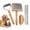 Bamboo Kit 4PCS, variant on Dual-Row Pet Dematting Rake | Helps Reduce Shedding and Remove Matted Fur