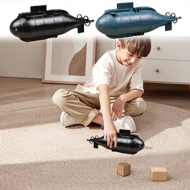 Xihbxyly Ofertas Relámpago de Hoy Prime Por Hora Juguet Submarino Control Remoto para Niños, Juego Acuático, Navegación Multidireccional, Fácil de Controlar, Diseño Resistente con Función de Buceo y