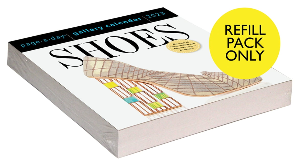 Shoes Page-A-Day(r) Gallery Calendar Refill Pack 2023 (Calendar) -  Walmart.com
