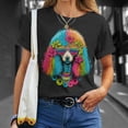 thumbnail image 4 of Poodle Dog Miniature Poodle Toy Poodle Hippie TShirt, 4 of 6