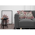 thumbnail image 3 of Ambesonne Retro Throw Pillow Cover 2 Pack, Vintage Cinema Movie Star, 16", Brown Ecru Grey, 3 of 7