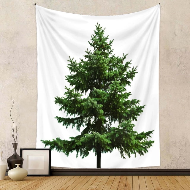 Tapestry, Christmas Tree Tapestry Green Tree Decorative Wall Hanging Home Decor Decoration, Printing Tapestry