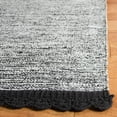 thumbnail image 3 of SAFAVIEH Montauk Sharlene Solid Braided Cotton Runner Rug, Black, 2'3" x 7', 3 of 7
