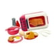 thumbnail image 5 of 17 piezas de juguetes para niños, juego de simulación, horno microondas, juego de cocina, utensilios de cocina Rojo, 5 of 9