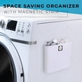 thumbnail image 3 of White Lint Bin with Magnetic Back for Laundry Room Large, 3 of 9