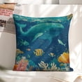 thumbnail image 6 of Sea creatureslinen toss pillowcase decoration pillowcase gifting preferred 24x24 inch cushion cover sofa pillowcase sofa bedroom living room car, 6 of 8