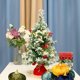 thumbnail image 4 of Pre-Encendido de Mesa de Árboles de Navidad, Mini Pequeño Árbol de Navidad con Nieve Acudieron a las Sucursales para la cubierta de Navidad Adornos de navidad, 4 of 5