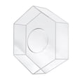 thumbnail image 2 of Soporte de Pastel Acrílico Transparente Mayimx Caja de Pastel Rellenable Hexagonal 20cmx15cm, 2 of 9