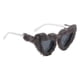 thumbnail image 2 of 2 gafas de sol de felpa suave para disfraces. Gris+Blanco Fernando Gafas de sol en forma de corazón, 2 of 8