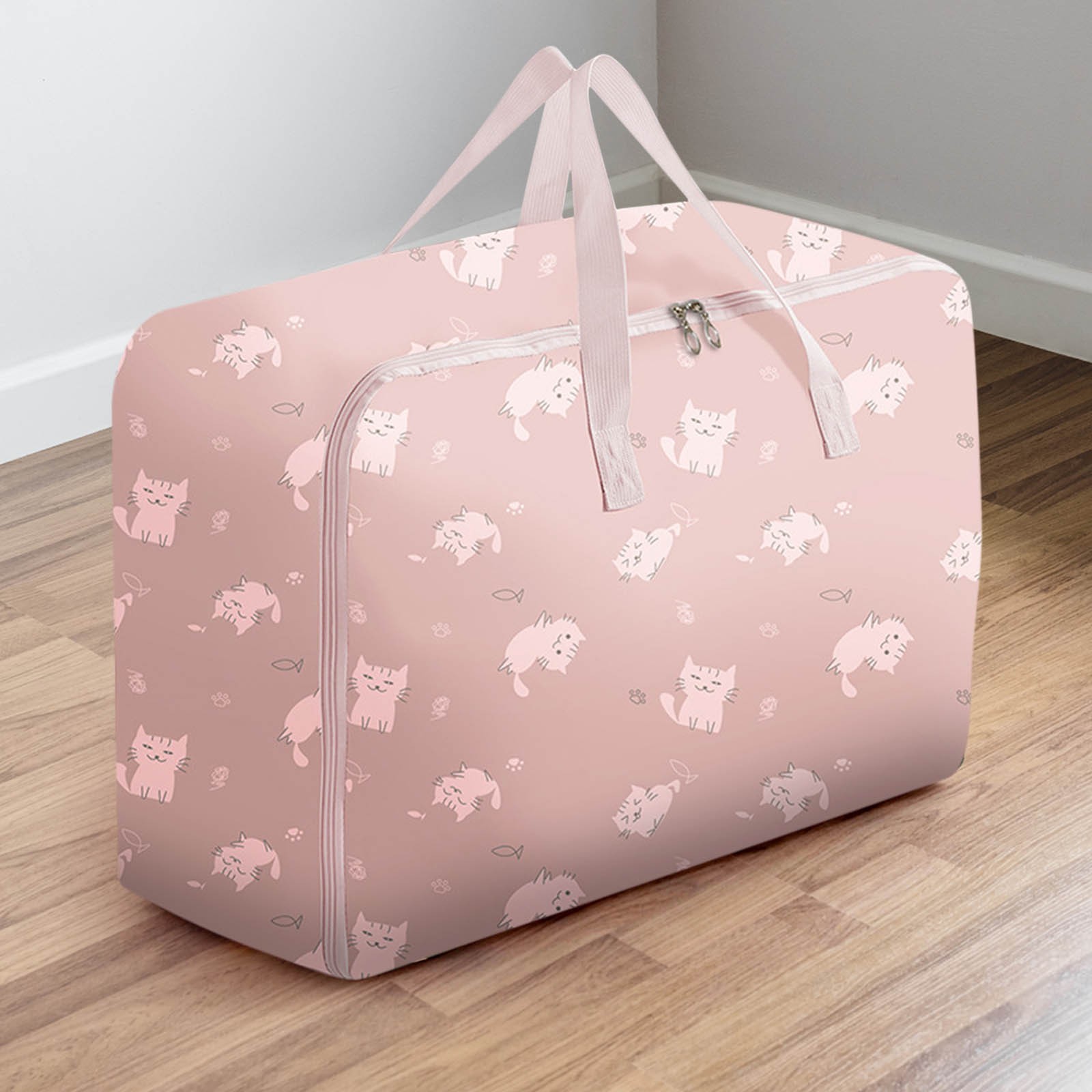 Shldybc Extra Large Reusable Storage Bags with Strong Handles & Zippers