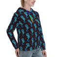 thumbnail image 6 of Sigee Blue Seahorse for Women's Pullover Hoodie Sweatshirts Adult Casual Long Sleeve Sweatshirts ,Sizes S-2XL-Medium, 6 of 7