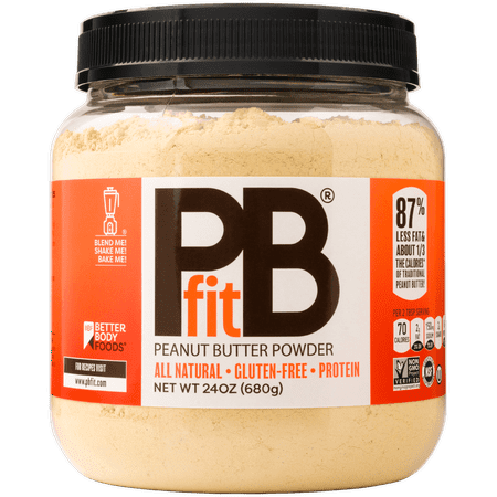 PBfit Peanut Butter Powder, 24 oz (Best Butter Substitute For Vegans)
