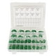 thumbnail image 1 of Kit de sello de junta tórica de 375 piezas, universal, verde, portátil, a prueba de fugas para plomería de CA automotriz Jadeshay A, 1 of 8