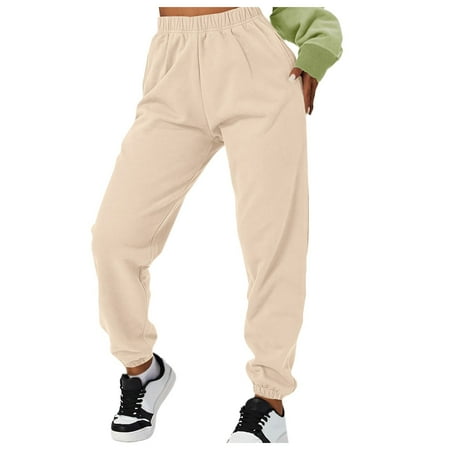 

KI-8jcuD Straight Leg Pants For Women Women S Casual Solid Pocket Pants High Waist Elastic Band Pants Women Line Pants Womens Pants For Work Casual Comfortable Maternity Pants For Women Casual Women