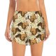 thumbnail image 2 of Balery Retro Squirrel Pantalones cortos deportivos para mujer con forro y dos bolsillos, elásticos, para entrenamiento, gimnasio, yoga-Large, 2 of 7