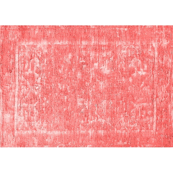 Ahgly Company Indoor Rectangle Oriental Red Industrial Area Rugs, 3' x 5'
