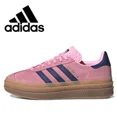 thumbnail image 2 of Zapatillas de skate Adidas Originals Gazelle Bold para mujer, de ante, modernas, con suela gruesa, de corte bajo, antideslizantes, para caminar al aire libre, 2 of 5