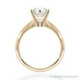 thumbnail image 3 of Round Cut Moissanite by Charles & Colvard 6-Prong Solitaire Engagement Ring in 14k Rose Gold, 3 of 4