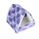 thumbnail image 1 of Hamster Accessories Pet Bed Nest Round Shape Purple Color 21x20cm Warm 1Set, 1 of 4