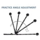 thumbnail image 4 of Golf Swing Trainer Portable Golf Training Aid Adjustable to Improve Hinge, Forearm Rotation, Shoulde, 4 of 5
