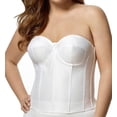 thumbnail image 2 of Women's Elila 6421 Long Strapless Longline Underwire Bra (Nude 44I), 2 of 4