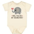 thumbnail image 3 of Inktastic Will You Be My Godmother Boys or Girls Baby Bodysuit, 3 of 5