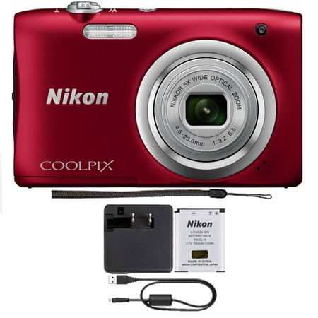 Nikon COOLPIX A100 20.1MP f/3.7-6.4 Max Aperture Compact Point and Shoot Digital Camera (Best Compact Camera That Shoots Raw)