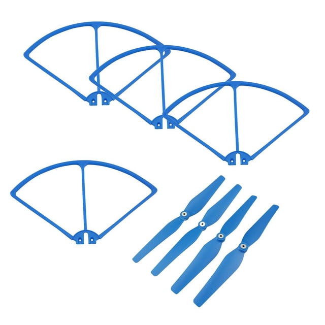 4 Unids Hélice RC Drone Yotijar Conjunto Para S70W HS100 Azul