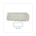 thumbnail image 2 of Boardwalk Disposable Dust Mop Head Cotton/Synthetic 24w x 5d White 1624, 2 of 6