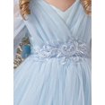 thumbnail image 4 of Elegant Light Blue Tulle Ball Gown Dress With Embroidered Waistband, 4 of 23
