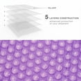 thumbnail image 3 of ProLine® Extra Wide CD DVD Purple Poly Bubble Mailers Envelopes Bags 6.5" x 10" (25 Mailers), 3 of 6
