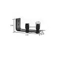thumbnail image 3 of Adjustable Wall Flat Stay Roller Guide Bottom Floor Sliding Barn Door, 3 of 4