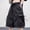 Black, variant on Baggy Cargo Shorts for Men Elastic Waist Loose Fit Cotton Twill Below Knee Long Shorts with Big Pockets Big and Tall Size M-4XL Black
