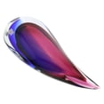 thumbnail image 5 of GlassOfVenice Murano Glass Sommerso Wave Vase - Rose and Blue, 5 of 9