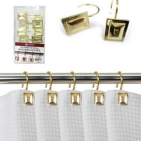 Shower Curtain Hooks Rods Gold Walmart Com