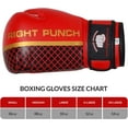 thumbnail image 2 of Right Punch Gants de Boxe Style Pro pour Entraînement au Combat 2 Couleurs 6 Tailles, 2 of 8