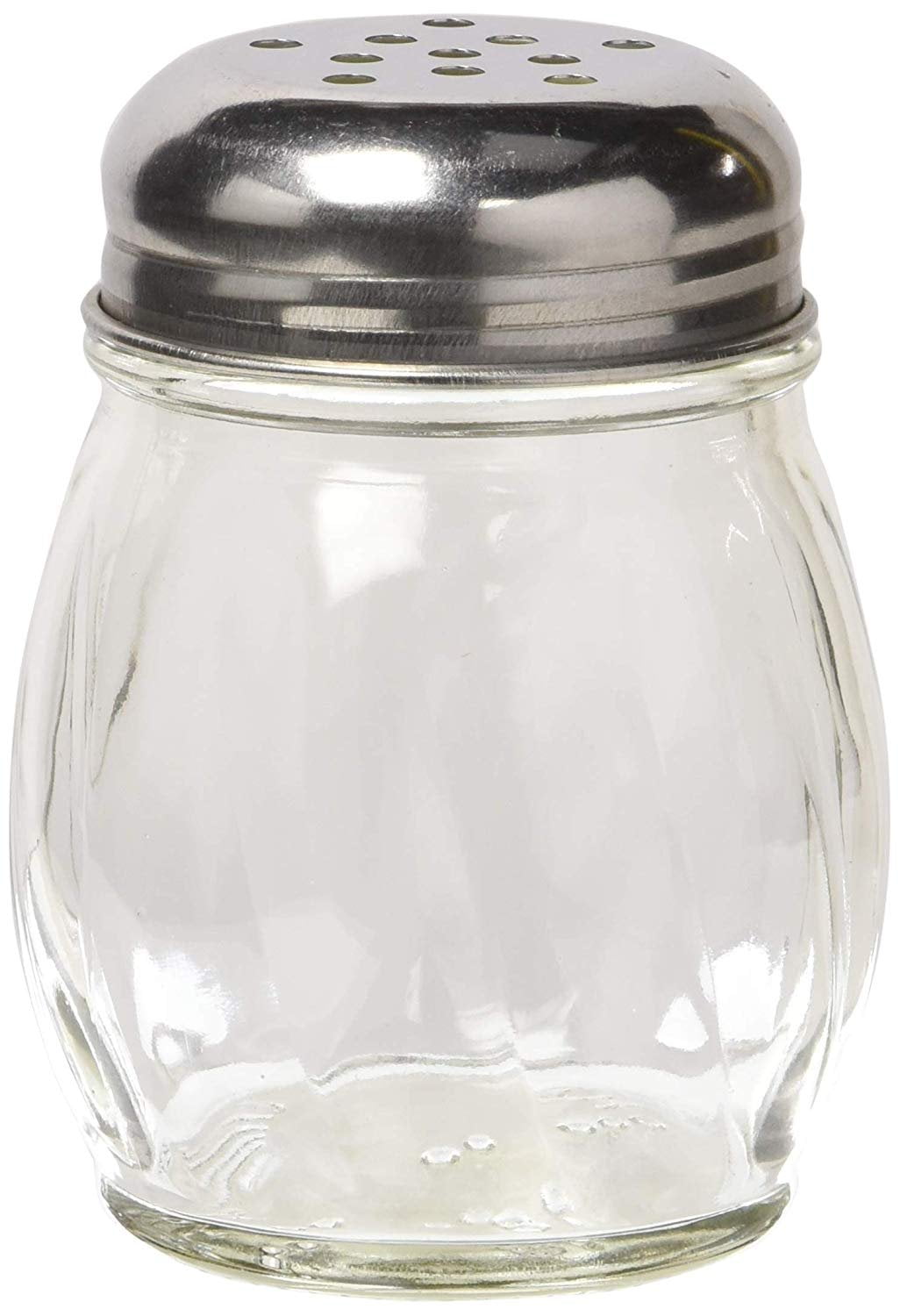 Winco G107 Cheese Shakers with Perforated Tops, 6Ounce