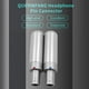 thumbnail image 2 of Conector de Audio de aleación de aluminio para auriculares, accesorios para auriculares, adaptador de Cable para auriculares para Sennheiser Hd800 Hd800s Hd820, 2 uds., 2 of 9