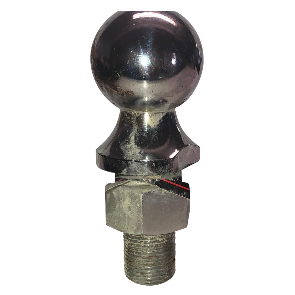 Prime Steel 2" Chrome Trailer Tow Hitch Ball (6k Capacity 1" Diameter