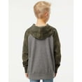 thumbnail image 3 of Independent Trading Co. Youth Special Blend Raglan Hooded Sweatshirt, 3 of 5